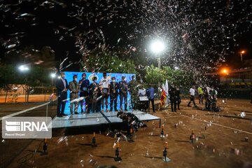 Finale du tournoi international de tennis junior ITF à Ispahan