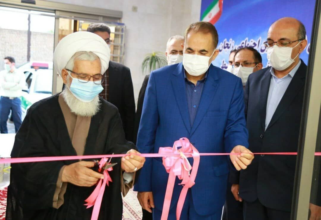 ساختمان تامین اجتماعی زنجان باحضور ویدیوکنفرانسی رییس جمهوری افتتاح شد