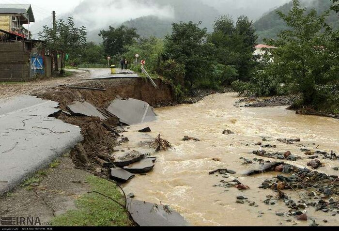 سیلاب حدود ۳۷۰ میلیارد ریال به سوادکوه شمالی خسارت وارد کرد