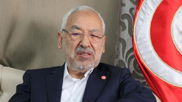 راشد الغنوشی رییس پارلمان و رهبر جنبش النهضه تونس