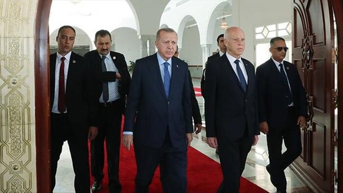 رئیس جمهوری ترکیه و همتای تونسی‌اش 