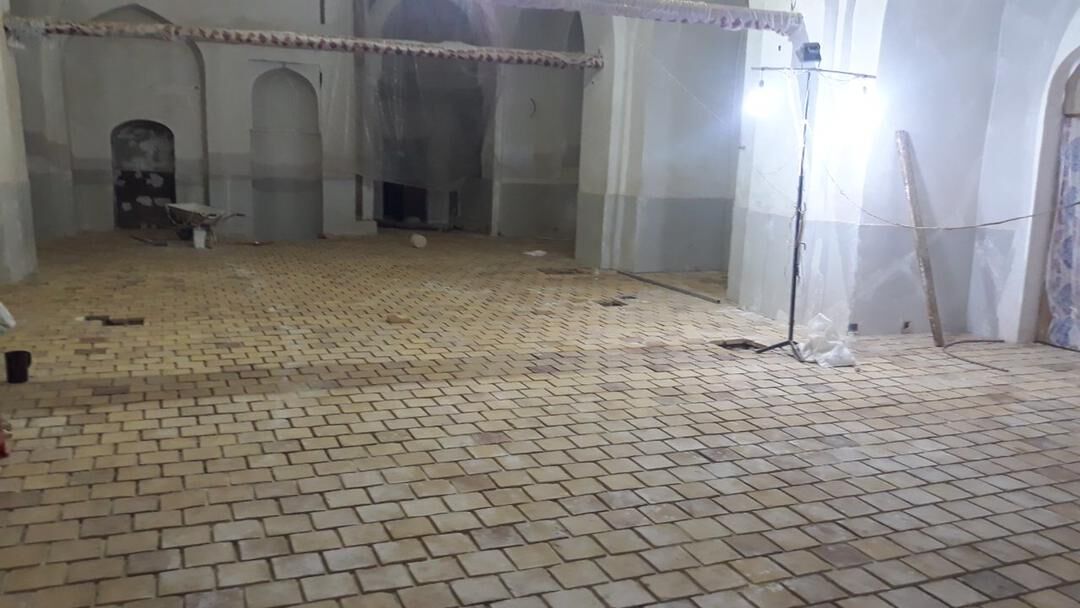 گام اول مرمت مسجد جامع بسطام انجام شد