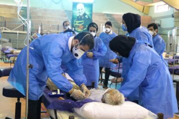 فعالیت مرکز بستری موقت بیماران کرونایی با ظرفیت 80 تخت در بابل