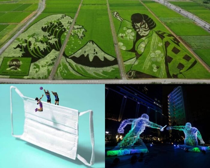 المپیک توکیو در قاب هنر