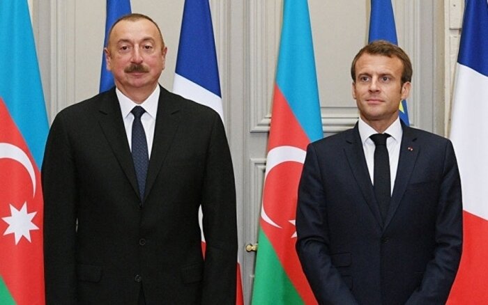 رؤسای جمهوری آذربایجان و فرانسه مسایل منطقه را بررسی کردند