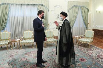 دیدار رئیس اقلیم کردستان عراق با آیت الله رئیسی