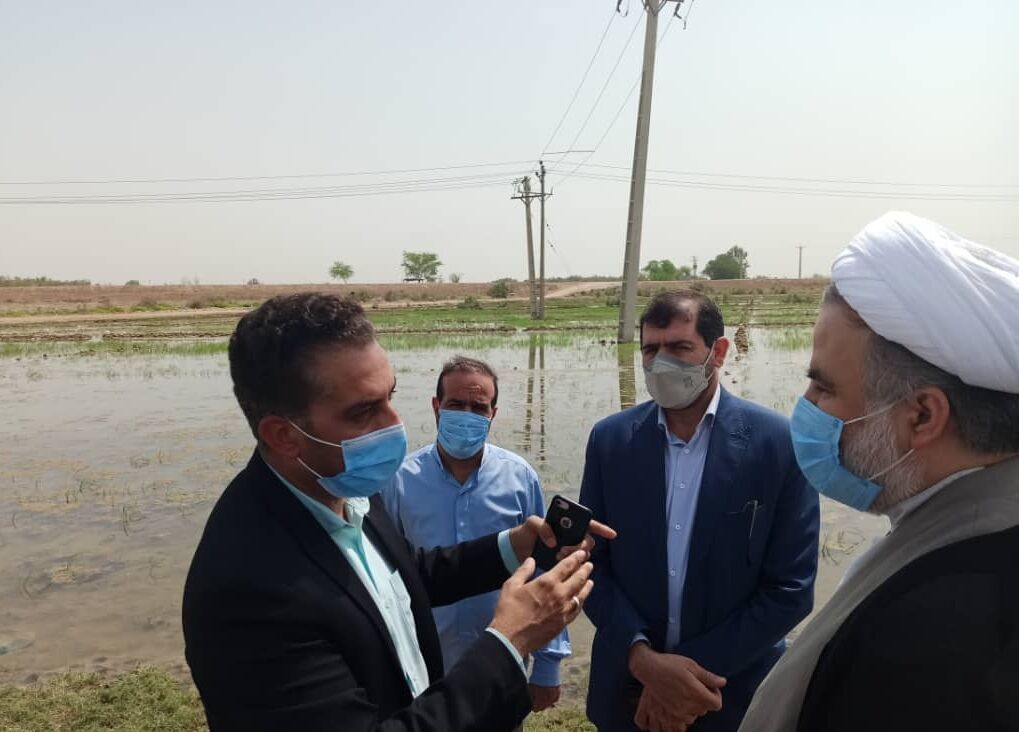 رئیس کل دادگستری خوزستان وضعیت رودخانه های دشت آزادگان را بررسی کرد