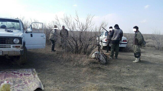 ۶ شکارچی غیرمجاز در قزوین دستگیر شدند