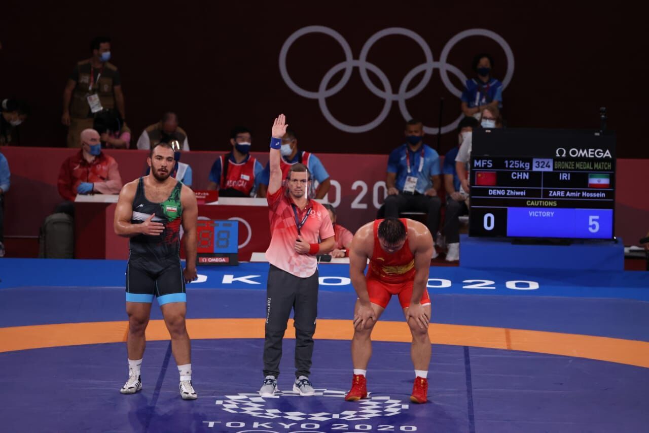 Iran free-style wrestler grabs bronze in Tokyo