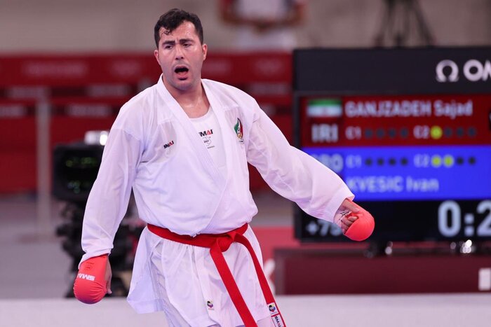 تساوی گنج‌زاده در دومین مبارزه