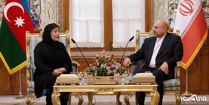 Iran, Azerbaijan parliament speakers emphasize development of trade ties