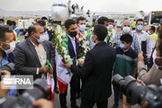 Iran’s Garaei welcomed on return from Olympics