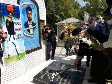 بزرگداشت شهادت شهید صارمی و روز خبرنگار در بروجرد