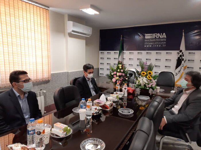 حضور جمعی از مدیران استان مرکزی به مناسبت روز خبرنگار در ایرنا