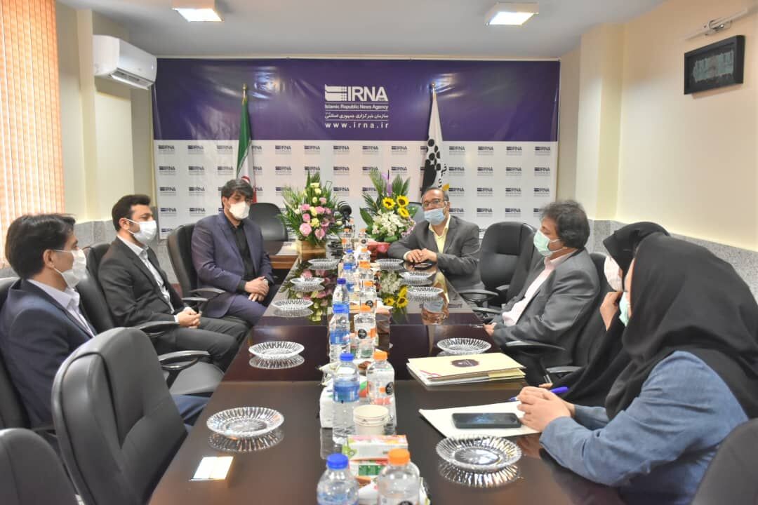 حضور جمعی از مدیران استان مرکزی به مناسبت روز خبرنگار در ایرنا 