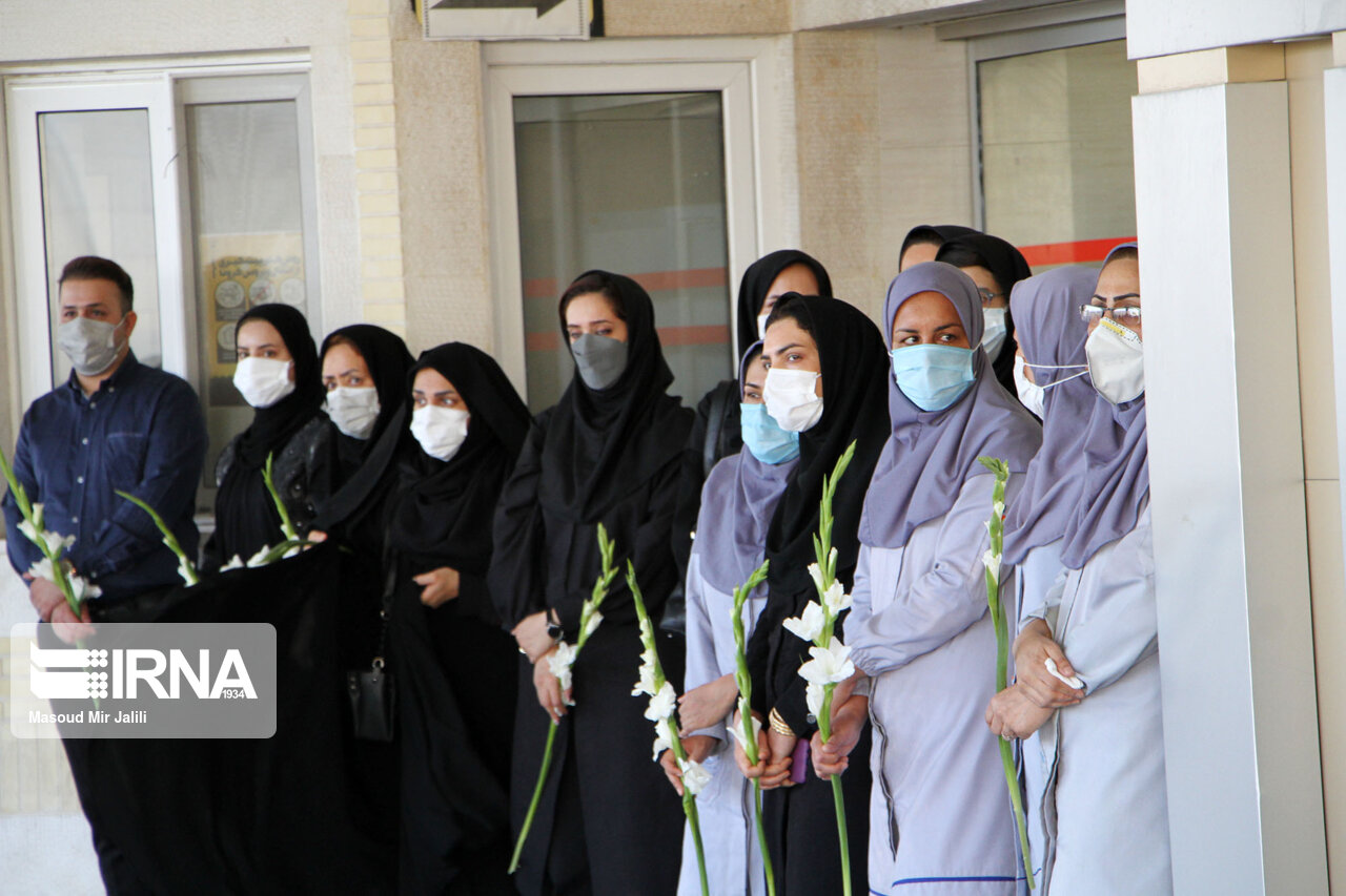 پیکر هشتمین شهید مدافع سلامت گلستان به خاک سپرده شد