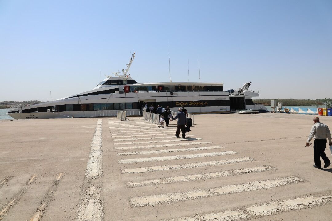 Passenger's vessels resume operation in Khorramshahr-Kuwait port