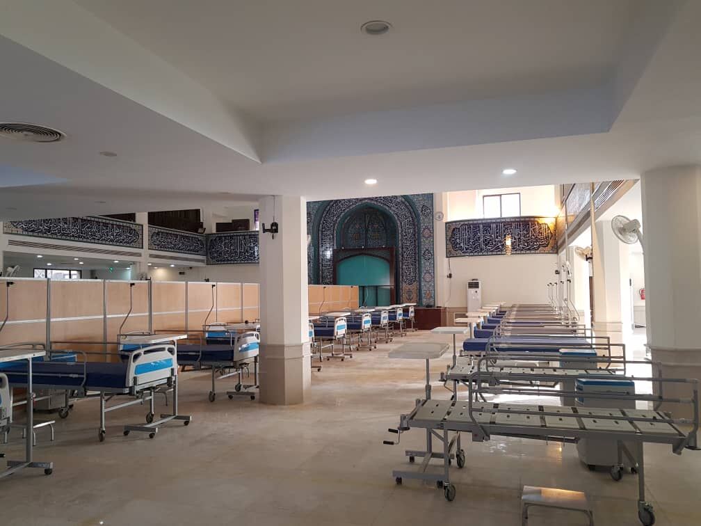 برپایی بیمارستان کرونایی در مسجد جامع خرمشهر