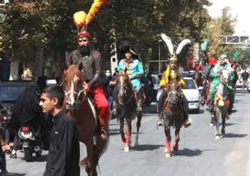 عزاداری تاسوعای حسینی در بروجرد