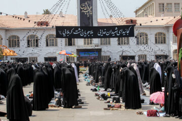 عزاداری و نماز ظهر عاشورا در رشت‎‎