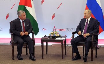 پوتین با پادشاه اردن درباره مسایل سوریه و افغانستان گفت و گو کرد 