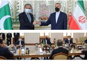  پاکستان اور ایران کے وزرائے خارجہ کی ملاقات