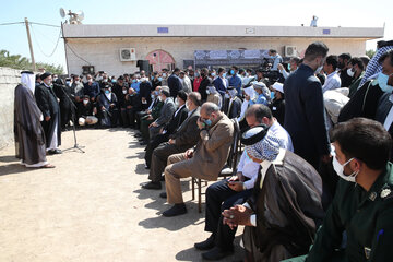 بازدید هوایی رئیس جمهور از منطقه دشت آزادگان و هورالعظیم و حضور در میان مردم روستاهای اطراف هویزه