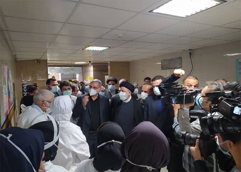 رییس جمهوری از بیمارستان رازی اهواز بازدید کرد