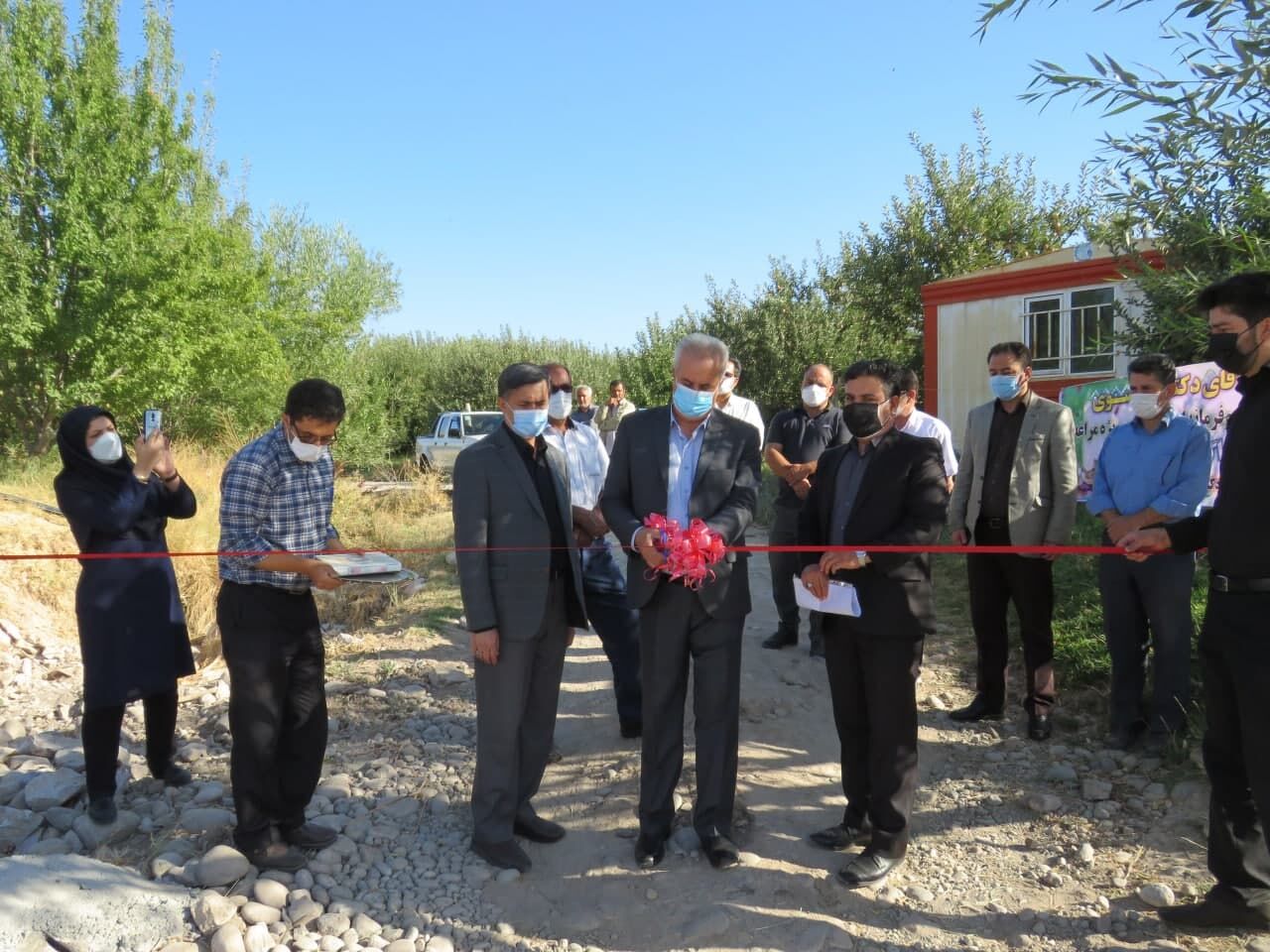  ۱۴ طرح کشاورزی به مناسبت هفته دولت در مراغه بهره برداری و کلنگ زنی شد