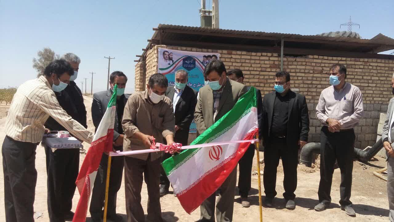چند طرح کشاورزی، عمرانی و زیرساختی در شهربابک افتتاح یا کلنگ‌زنی شد
