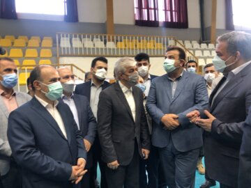 بازدید سید حمید سجادی وزیر ورزش و جوانان از پروژه های ورزشی شهرستان رامسر