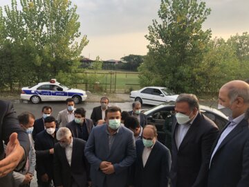 بازدید سید حمید سجادی وزیر ورزش و جوانان از پروژه های ورزشی شهرستان رامسر