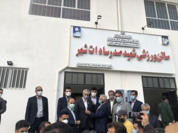 بازدید سید حمید سجادی وزیر ورزش و جوانان از پروژه های ورزشی شهرستان رامسر