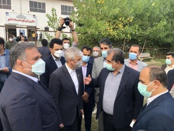 بازدید سید حمید سجادی وزیر ورزش و جوانان از پروژه های ورزشی شهرستان رامسر