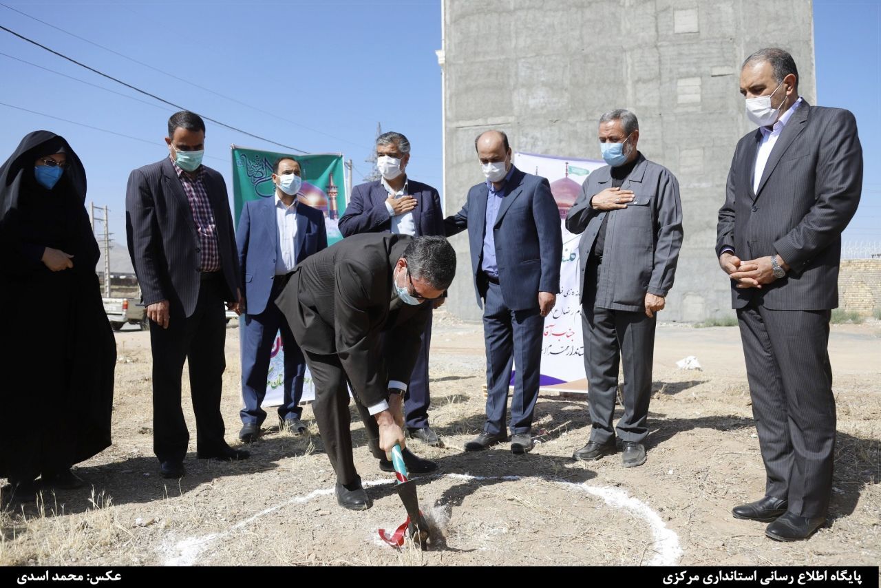 عملیات اجرایی مرکز نگهداری ایتام بی سرپرست در اراک کلید خورد