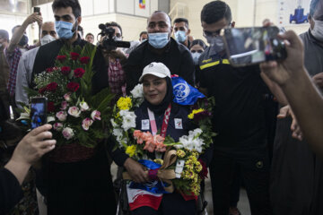 استقبال مردمی از بانوی طلایی خوزستان در پارالمپیک توکیو