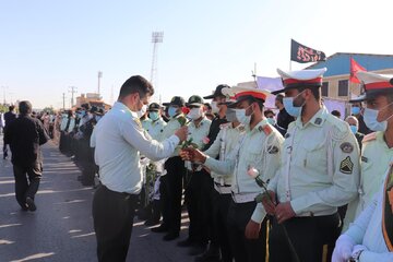 آبادان تشییع شهید ناجا