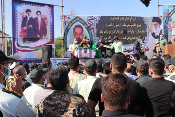 آبادان تشییع شهید ناجا