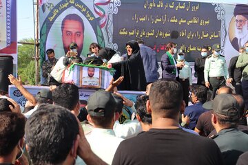 آبادان تشییع شهید ناجا
