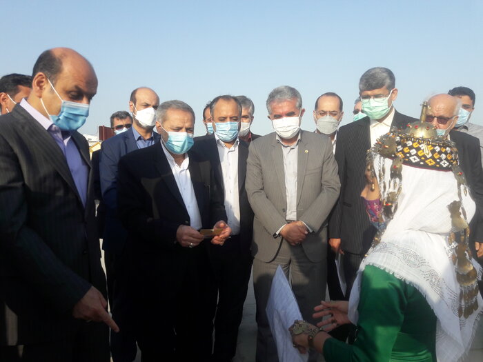 سرپرست وزارت آموزش و پرورش مدرسه ۶ کلاسه چارقلی گمیشان افتتاح کرد