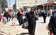 هزاران نفر از اهالی « درعا البلد » سوریه به این منطقه بازگشتند   