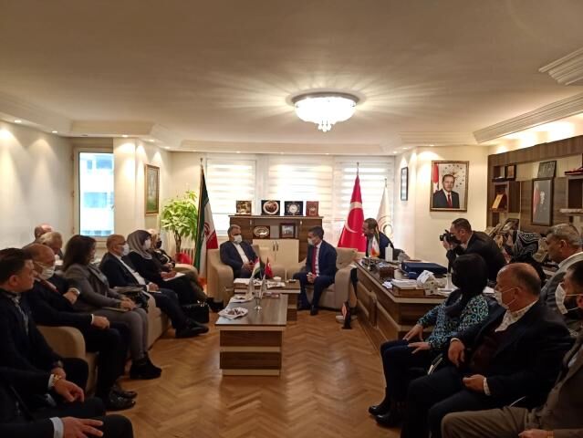 İran'ın Ankara Büyükelçisi Ferazmend'dan SANKON'u ziyaret