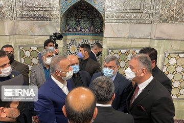 Iraqi PM visit to Imam Reza (AS) Holy Shrine