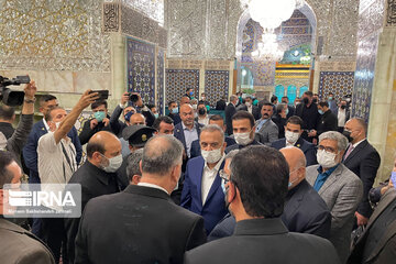 Iraqi PM visit to Imam Reza (AS) Holy Shrine