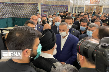 Iraqi PM visit to Imam Reza (AS) Holy Shrine