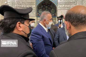 Iraqi PM visit to Imam Reza (AS) Holy Shrine