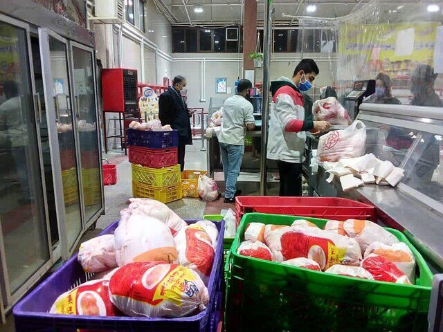 افزایش سهمیه مرغ میادین و بسته بندی ها در تهران از ابتدای هفته آینده
