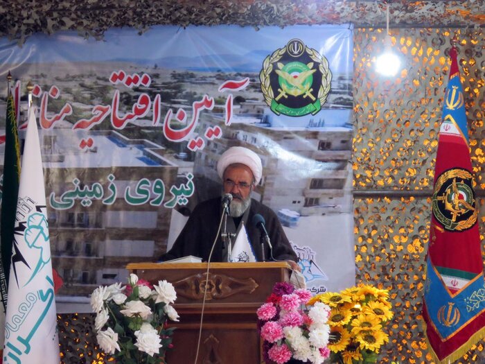 ۱۲۶ واحد مسکونی سازمانی ارتش در پادگان امام رضا (ع) مراغه افتتاح شد