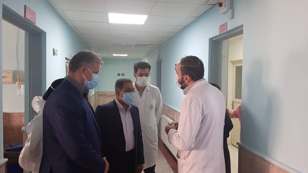 روند بستری مبتلایان به کرونا در کنگاور کاهشی است