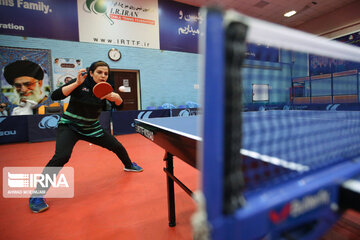 Entrenamientos del equipo de tenis de mesa iraní
